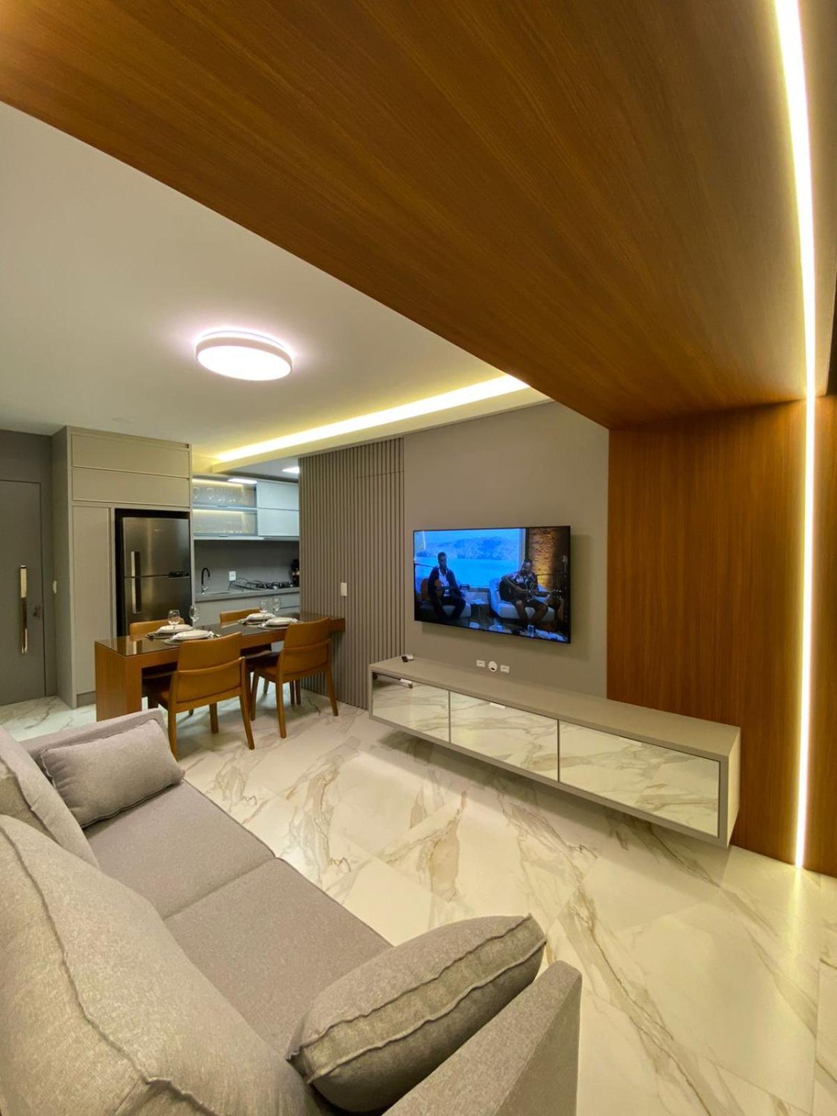 Apartmán Excelente Ap Pe Na Areia Vista Mar Balneário Camboriú Exteriér fotografie