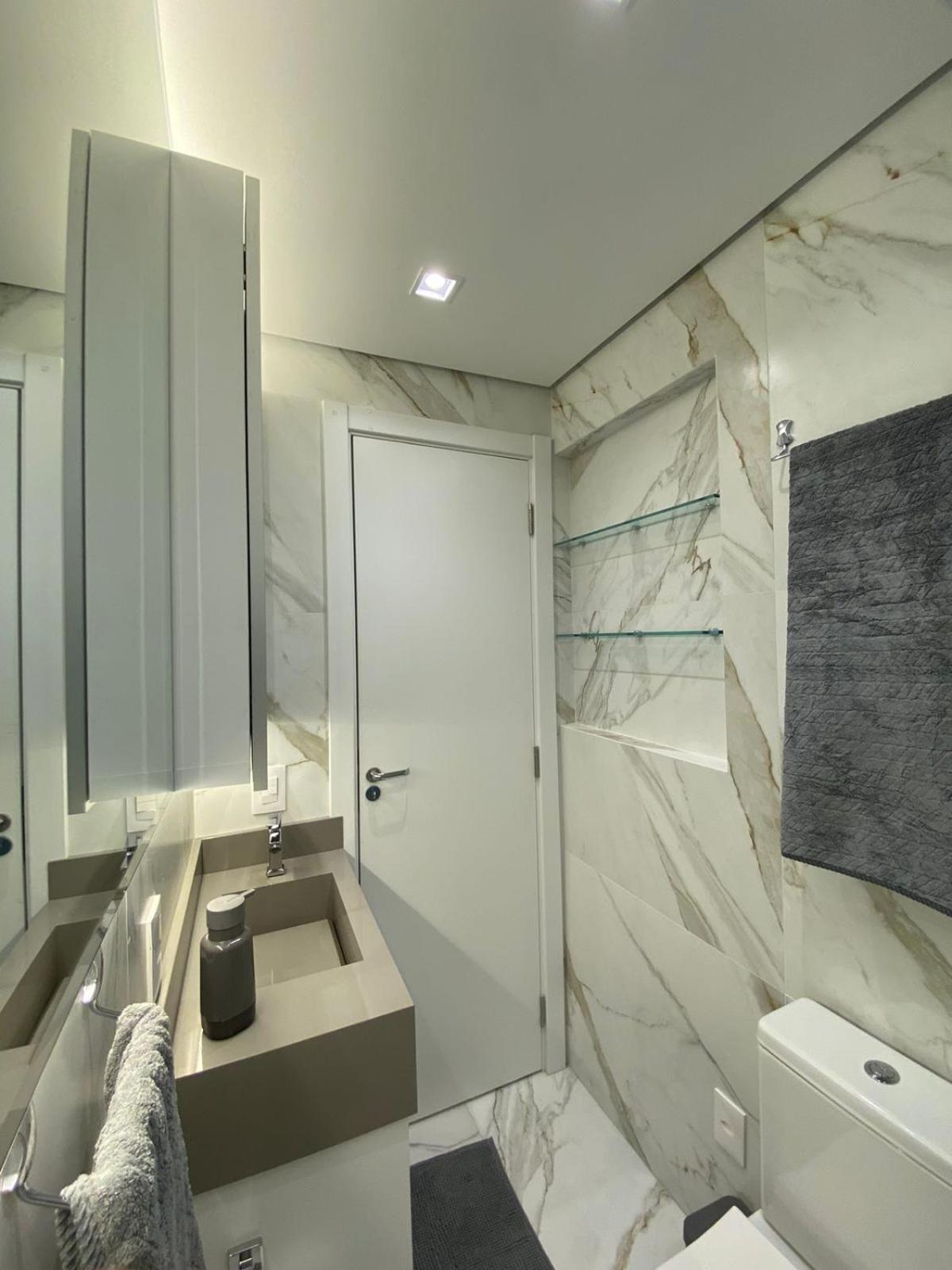 Apartmán Excelente Ap Pe Na Areia Vista Mar Balneário Camboriú Pokoj fotografie