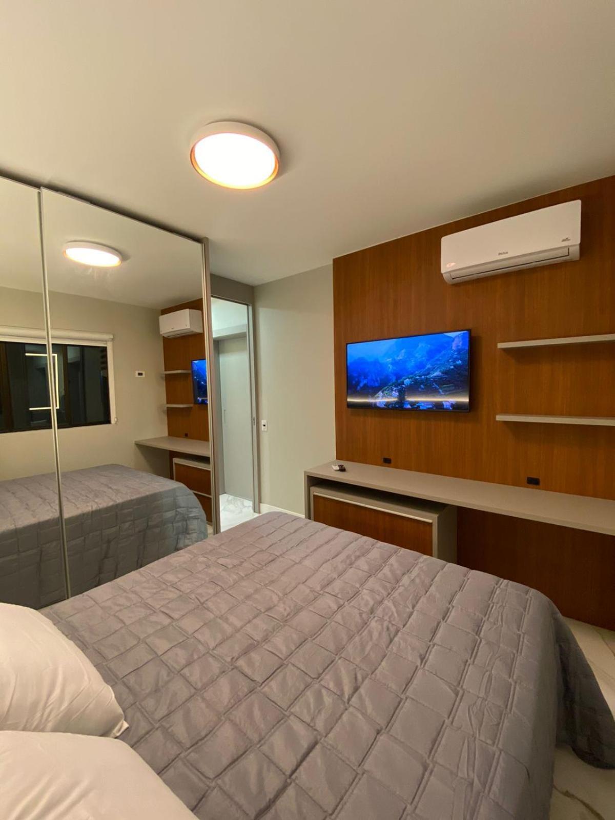 Apartmán Excelente Ap Pe Na Areia Vista Mar Balneário Camboriú Pokoj fotografie