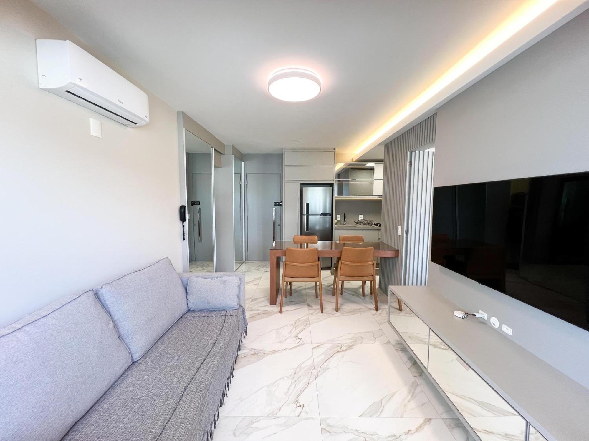 Apartmán Excelente Ap Pe Na Areia Vista Mar Balneário Camboriú Exteriér fotografie