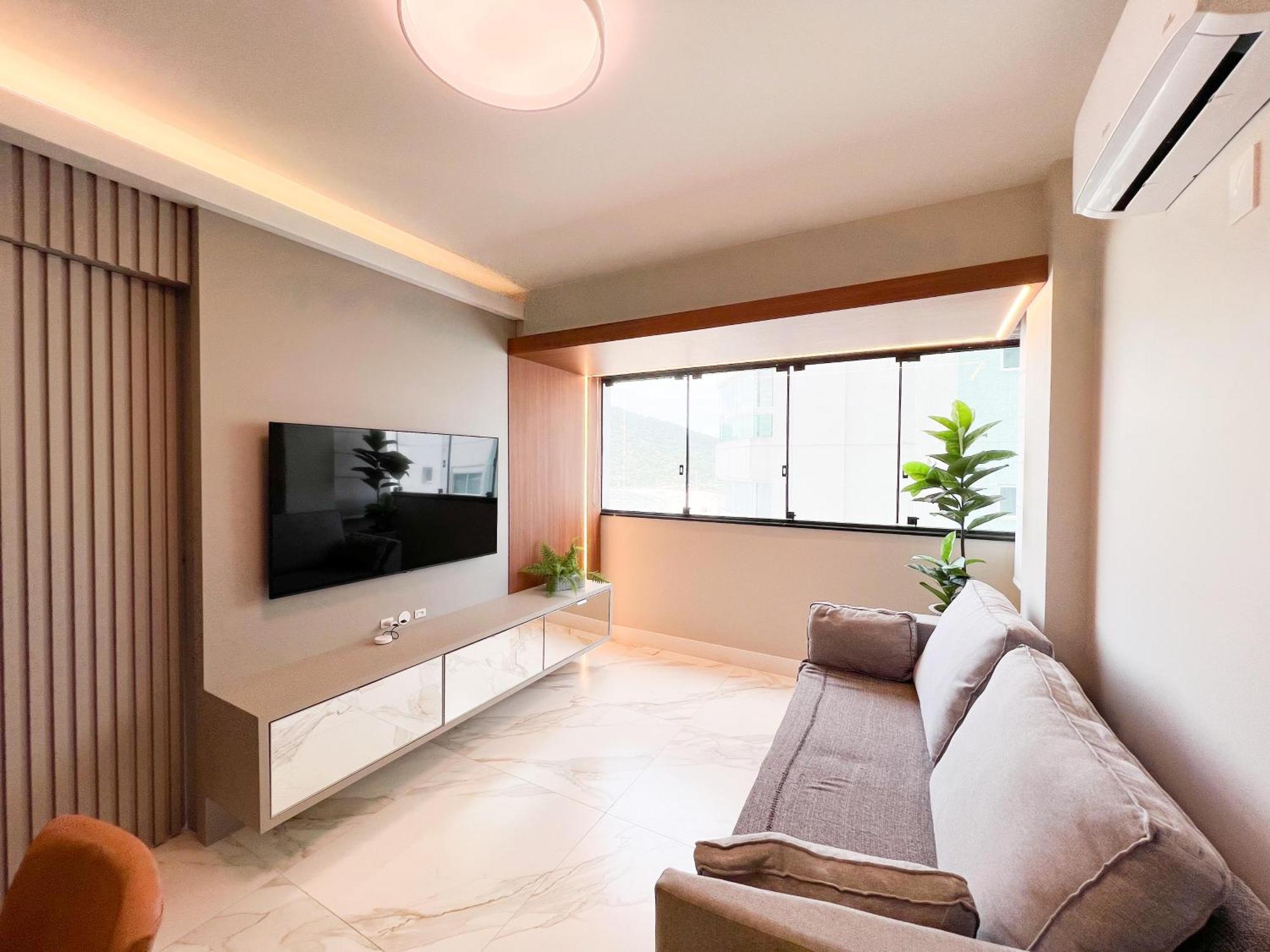 Apartmán Excelente Ap Pe Na Areia Vista Mar Balneário Camboriú Exteriér fotografie